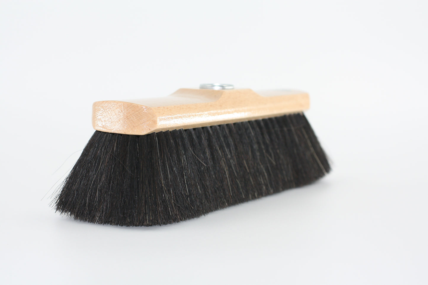 Besenmann Premium-Roßhaarbesen 40 cm mit 140 cm Stiel – 100 % Roßschweifhaar