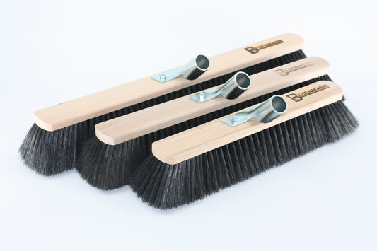 „Besenmann Großraum-Feinbesen RoßhaarMix – für glatte Hallenböden & Innenflächen“